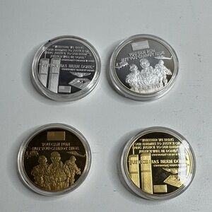 4 Operation Neptune Spear Commemorative Challenge Coins May 1 2011 Military